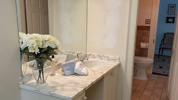 Towels, soap, toilet paper