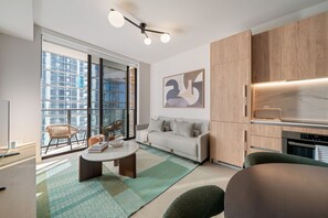 Living area - Crosby Miami WTC 1BR/1BA City Perch #2305 (Miami)