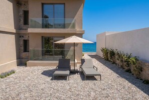 Villa Deluxe, 3 chambres, piscine privée, vue mer | Extérieur