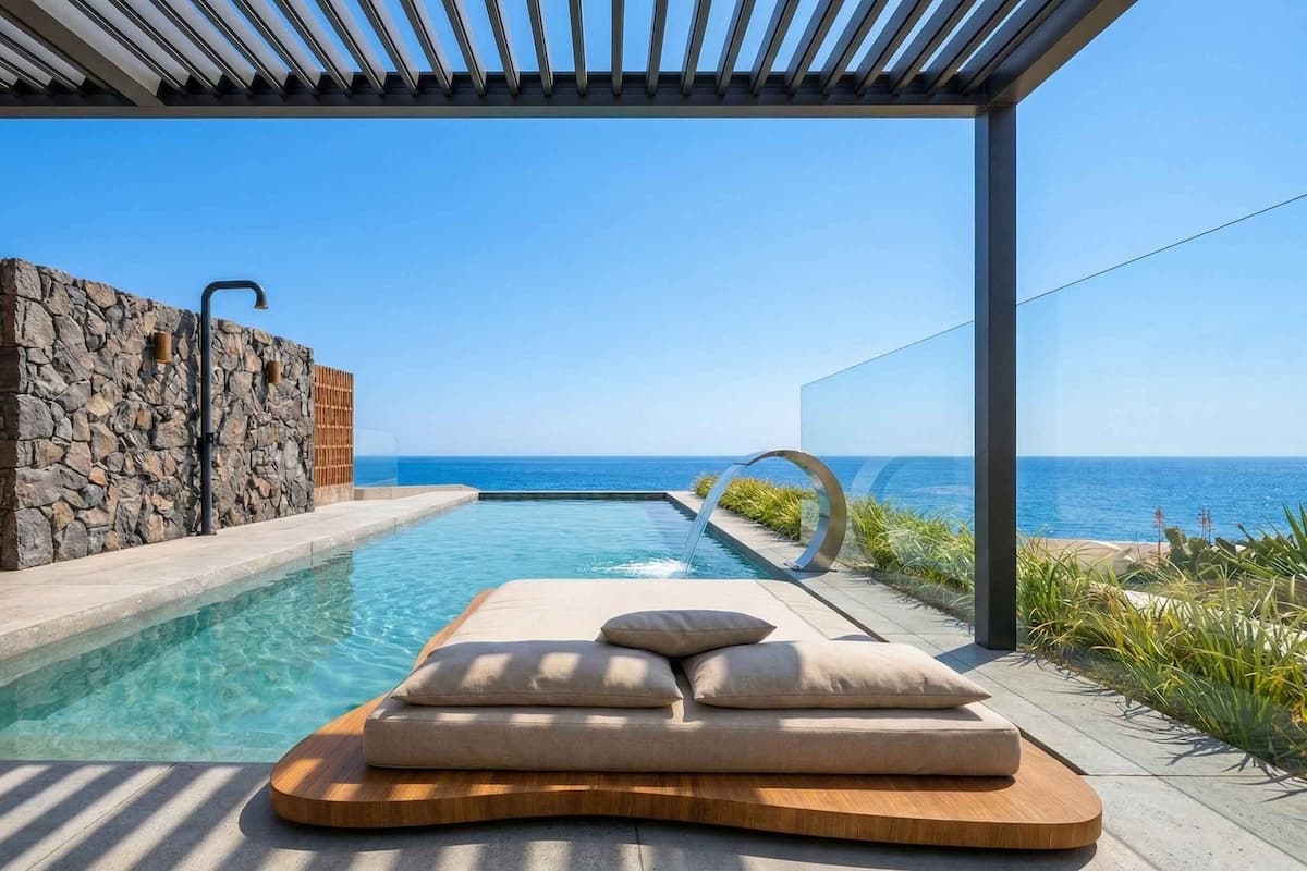 Deluxe Villa, 3 Bedrooms, Private Pool, Sea View | Beach/ocean view