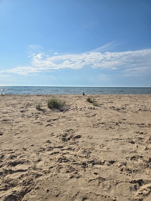 En la playa 