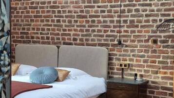 Superior tweepersoonskamer, uitzicht op de binnenplaats | Gratis wifi