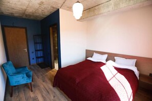 Double Room, Balcony, Garden View | Desk, laptop workspace, free WiFi