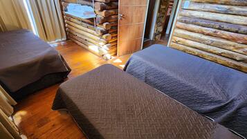 Wifi gratis y ropa de cama
