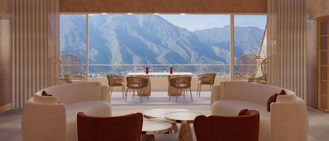 Escritorio y espacio para trabajar con laptop