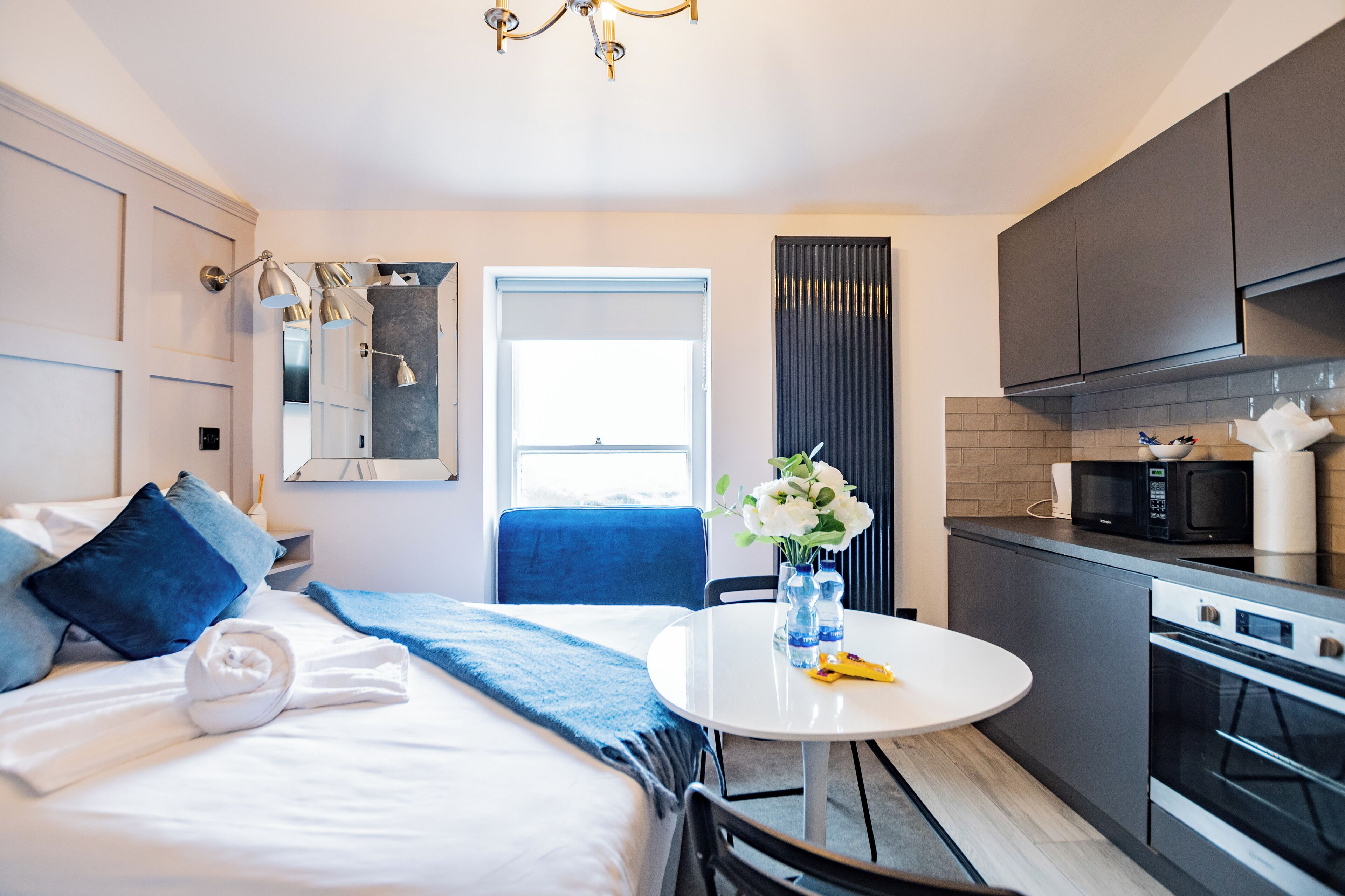 1 bedroom, iron/ironing board, Internet, bed sheets