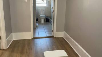 Towels, soap, toilet paper