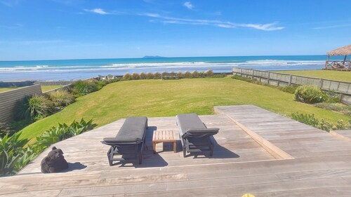 Absolute beach front comfort and luxury.