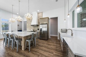 House, Multiple Beds, Pool Access, Pool View (Indigo Manor) | Private kitchen | Coffee/tea maker - Large Lux Home,private Pool,spa,backyard, 6 Bdrms, Beach,wharf, OWA 15 Mins Away (Foley)