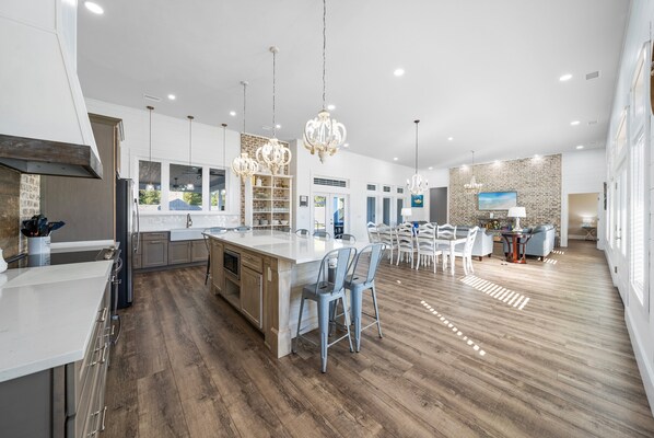 House, Multiple Beds, Pool Access, Pool View (Indigo Manor) | Private kitchen | Coffee/tea maker - Large Lux Home,private Pool,spa,backyard, 6 Bdrms, Beach,wharf, OWA 15 Mins Away (Foley)