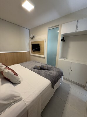 Iron/ironing board, bed sheets - Flat Premium Solar Água Apart Hotel - Pipa (Tibaú do Sul)