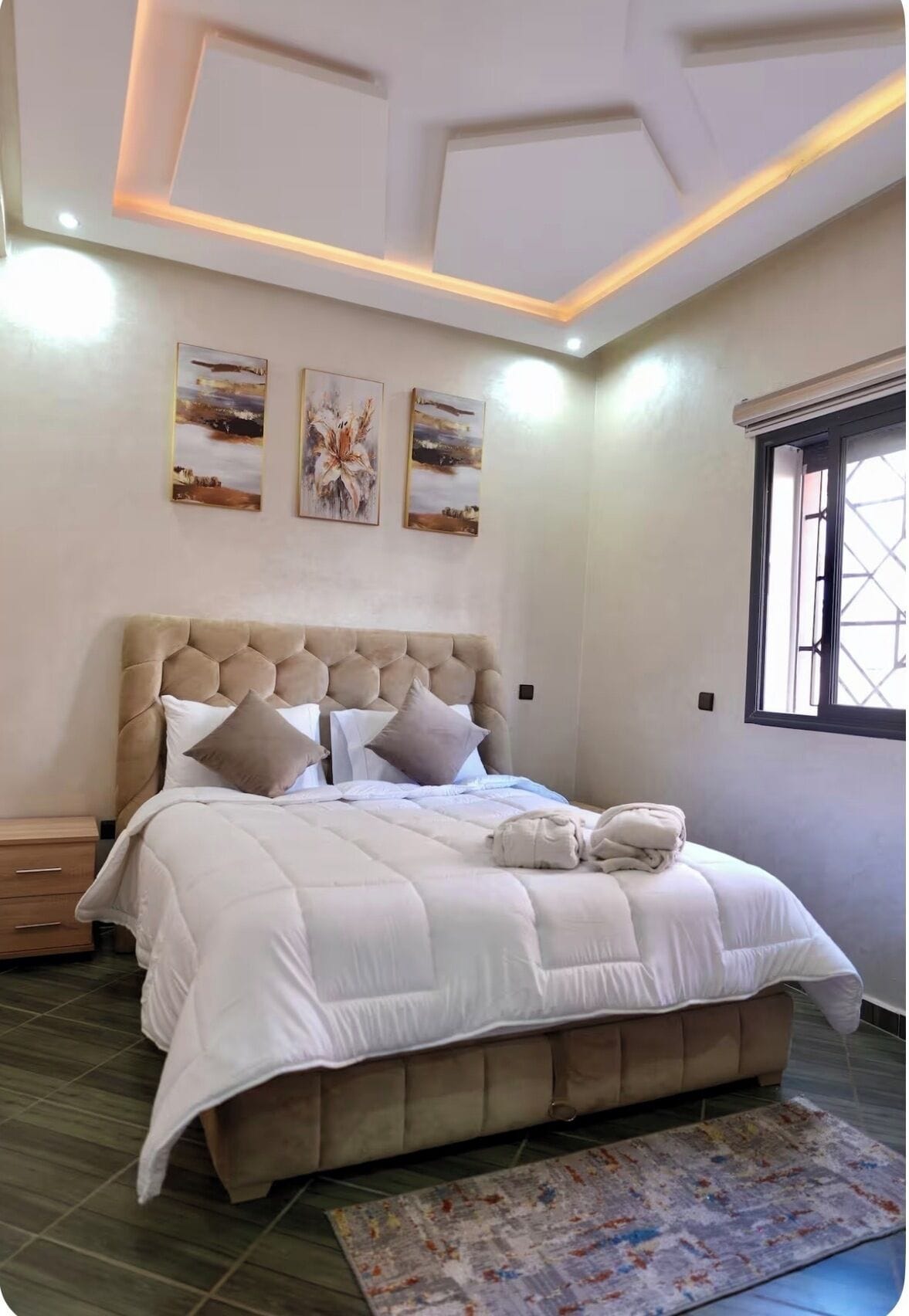 1 室のベッドルーム、アイロン / アイロン台、WiFi (無料)、ベッドシーツ