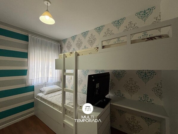 Apartamento luxo | Roupas de cama premium, individualmente decorados