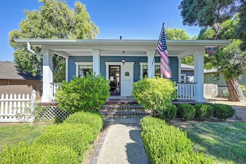 Historic Folsom Craftsman Retreat + Luxury Pool House • Pool • Walk to Sutter St