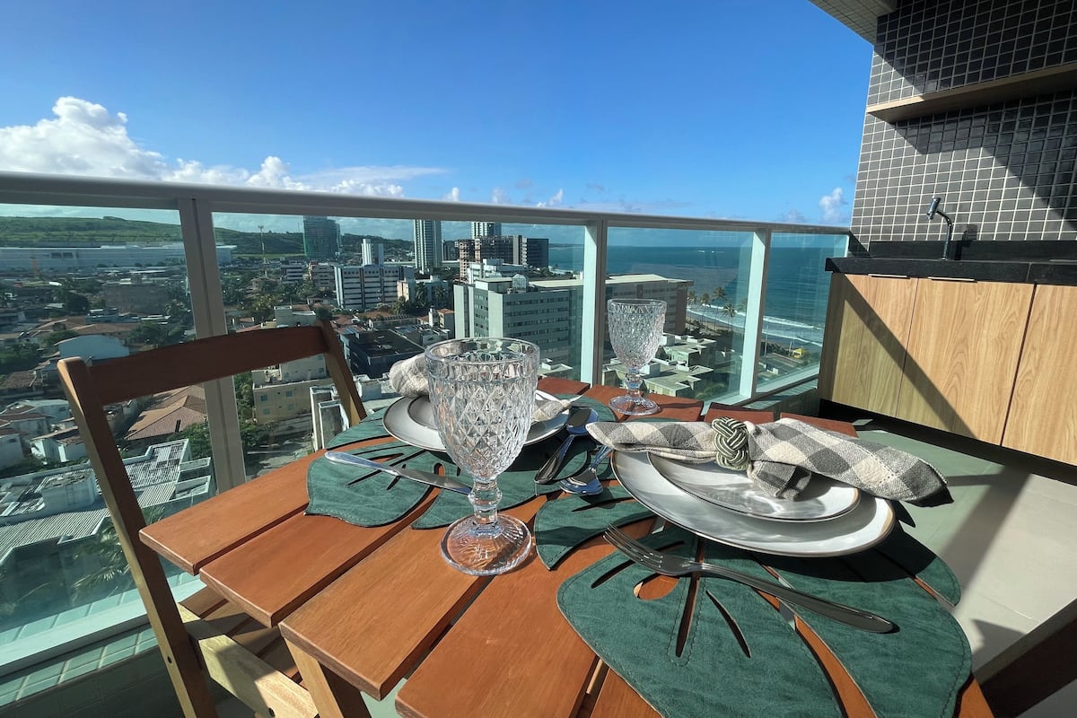 Studio Deluxe, ban công, quang cảnh biển | Quang cảnh ban công