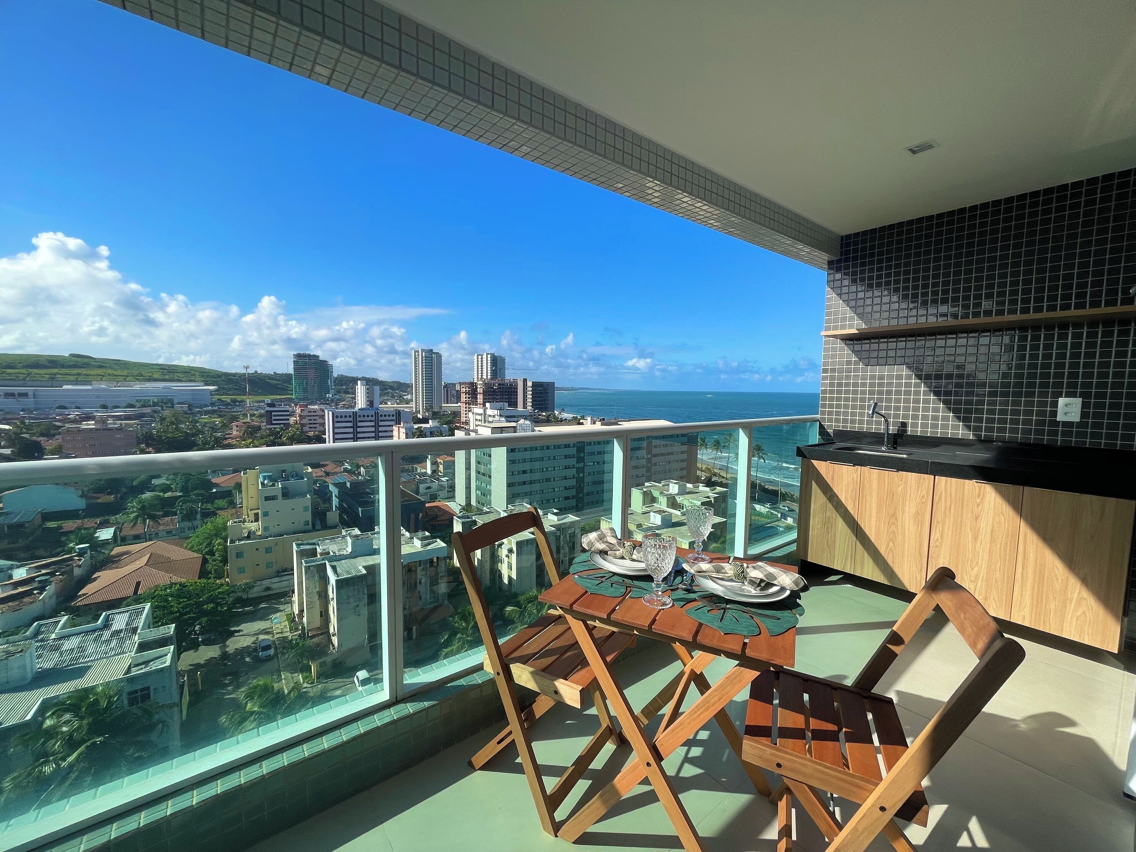 Deluxe Studio, Balcony, Sea View | Iron/ironing board, free WiFi