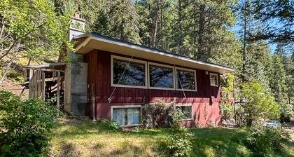 Dog-friendly home with lake views and access, fireplace, full kitchen & WIFI