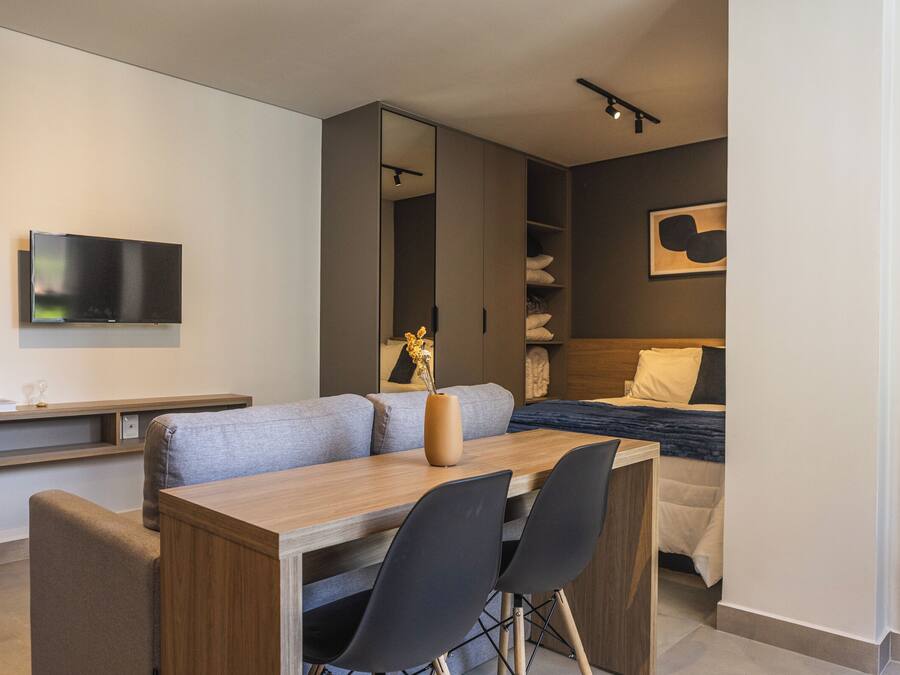 Standard Apartment, 1 Double Bed | Laptop workspace, free WiFi