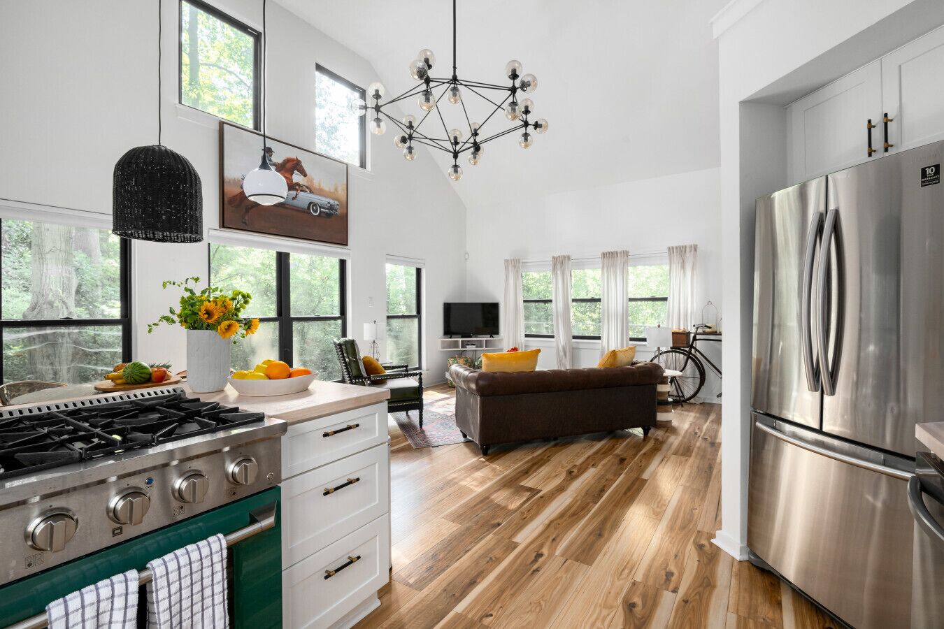 Refrigerador, microondas, parrilla de estufa y lavavajillas 