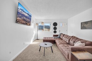 TV, offices - Sunny Side Retreat|Sleeps 15 (Sparks)