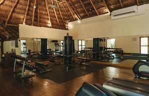 Fitness facility - Mahekal Beach Resort | Two Oasis King | Serene Bungalow w/ Private Terrace (Playa del Carmen)