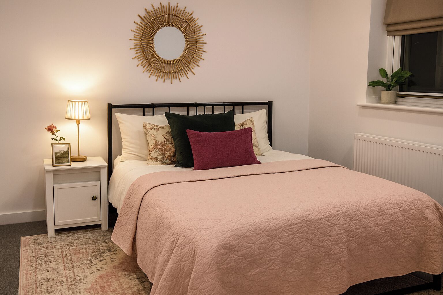 1 bedroom, iron/ironing board, bed sheets