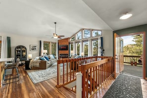 Smart TV, fireplace, video games, table football - Lux! Sauna, Hot Tub, Game Room, Fire Pits | Bailey Mountain Retreat (Bailey)