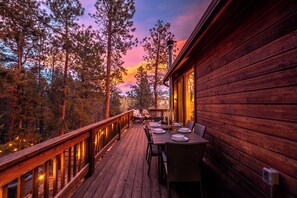 Outdoor dining - Sauna, Hot Tub, Epic Game Room, Fire Pits | Bailey Mountain Retreat (Bailey)