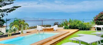 Villa Panorama del Golfo with pool and BBQ