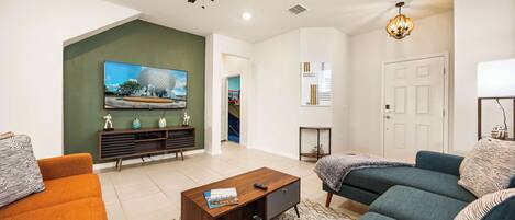 Téléviseur connecté, jeux vidéo, table de ping-pong