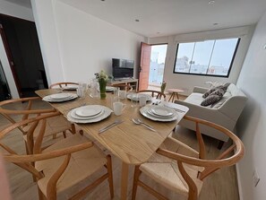 Dining - Exclusive apartment with pool in Pulpos Beach (Punta Hermosa)