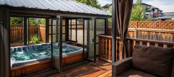 Family Retreat w/ Hot Tub | Banff + DT Access