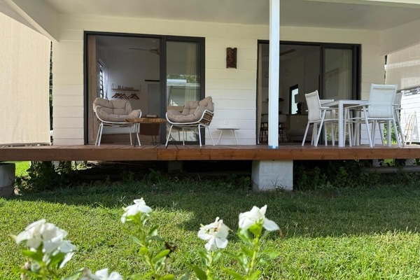 Bungalow 2 Tiki Oa oa | Tempat makan luar