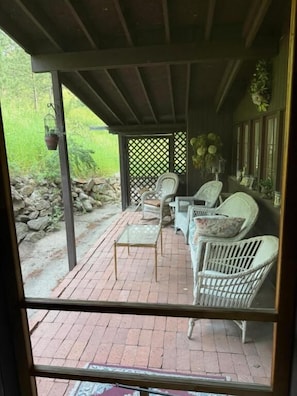 Deluxe Double Room, 1 Queen Bed, Patio, Mountain View | Terrace/patio - Inn of Glen Haven (Glen Haven)