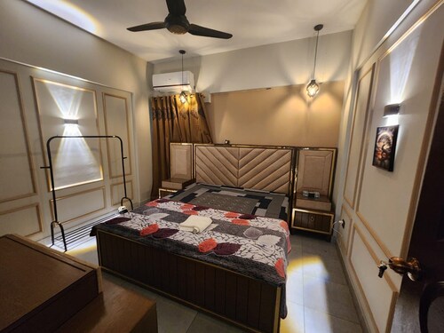 Perfect 1-bedroom apartment with AC in lovely Karachi
Launge Area Living Room