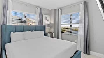 Iron/ironing board, travel crib, free WiFi, bed sheets