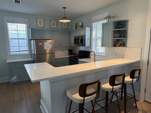 Private kitchen - Beautiful 2-bedroom bungalow in enchanting Santa Rosa Beach with AC (Santa Rosa Beach)