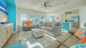 House (4 Bedrooms) | Interior - Barking Shark by Avantstay Coastal Home Private Pool, Beach Access, Game Room (Port Aransas)