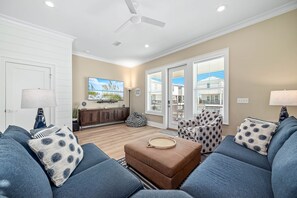 TV - Cahaba Cottage | New Build | Beach Access | Heated Pool | My Beach Getaways (Gulf Shores)