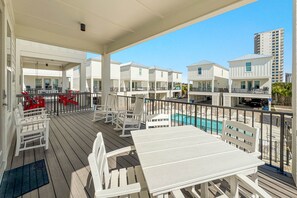 Outdoor dining - Cahaba Cottage | New Build | Beach Access | Heated Pool | My Beach Getaways (Gulf Shores)