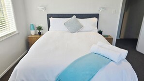 3 bedrooms, iron/ironing board, travel cot, WiFi