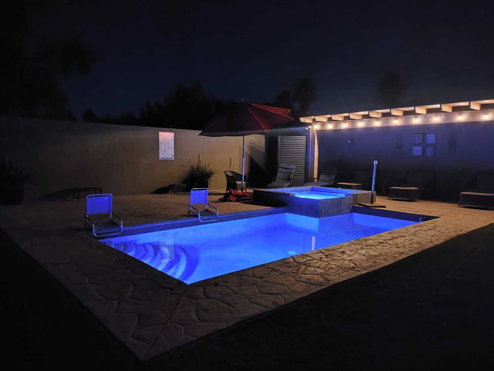 Alberca al aire libre 