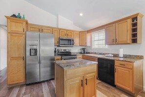 Private kitchen - Walk to Beach | Pool, Deck & Easy Gulf Shores Stay (Gulf Shores)