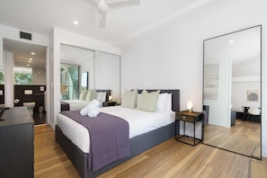 1 makuuhuone, työpöytä, silitysrauta/-lauta, ilmainen Wi-Fi