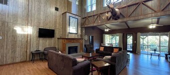 Spacious Lodge Retreat | Sleeps 24 | 8 Suites | Decks, Pond Views & Gathering Spaces