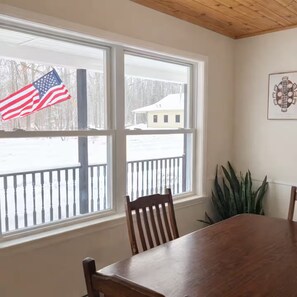 Dining - CJ Ranch - Spacious Up North Getaway on 55 acres (Mio)