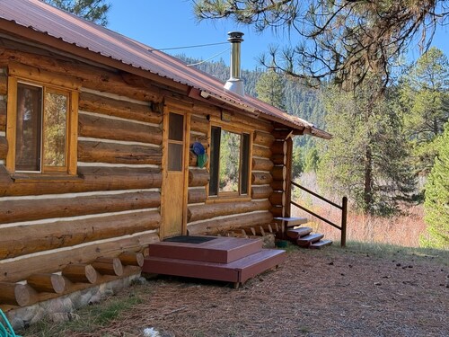 Wilderness, wildlife, and fishing cabin