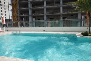 Outdoor pool, a heated pool - Tropical 1BR Hideaway at The Crosby (Miami)