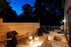 Hus, bakgårdsutsikt | Terrasse/patio