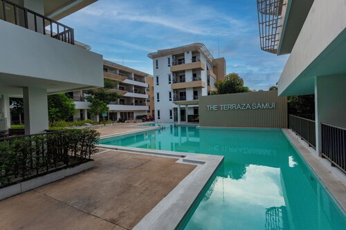 1BR Walk to Lamai Beach Sauna & Gym C264